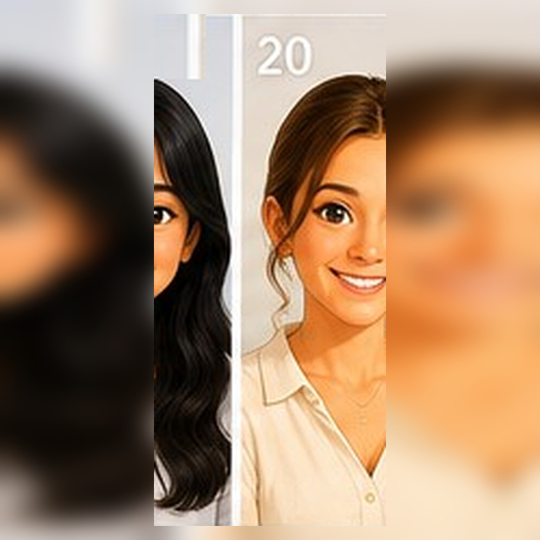 Twin performer portrait