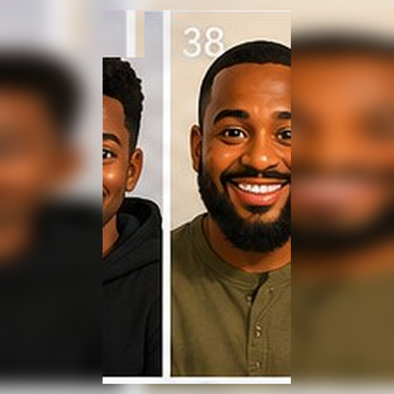 Twin performer portrait
