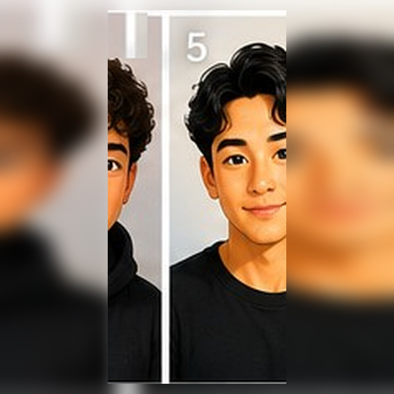 Twin performer portrait