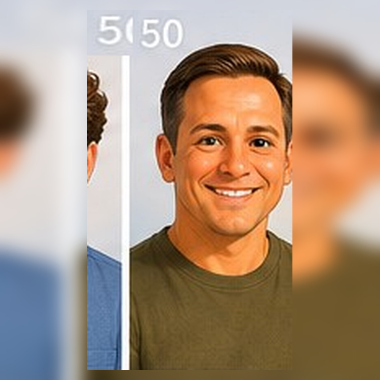Twin performer portrait