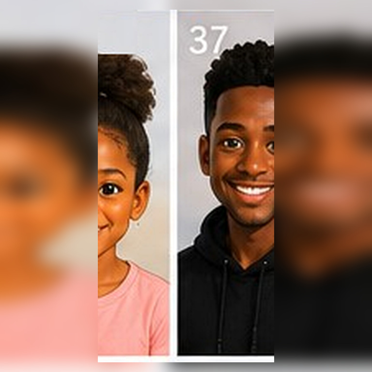 Twin performer portrait