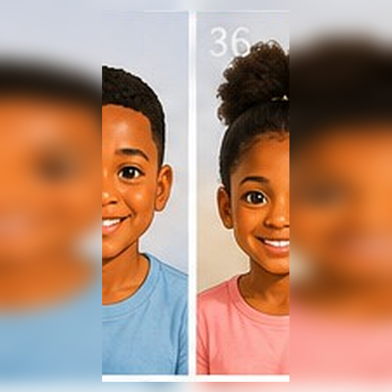 Twin performer portrait